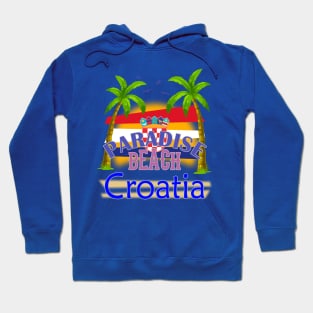 Paradise Beach Croatia Vacation Holidays Hoodie